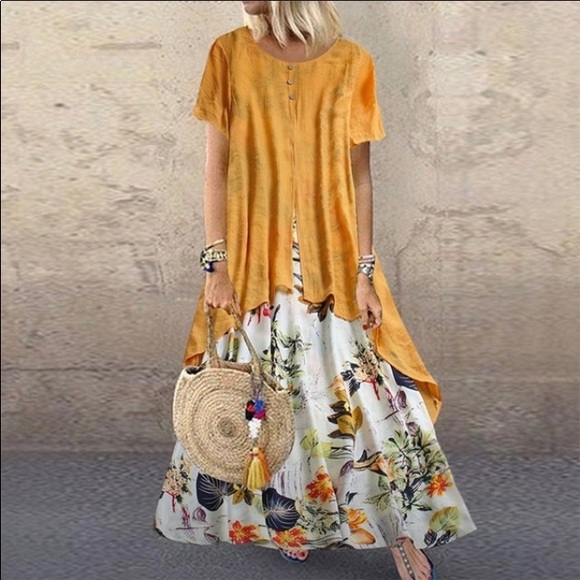 Dresses & Skirts - 🐝JUST IN🐝Boho SS Dress